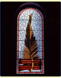 stain glass window